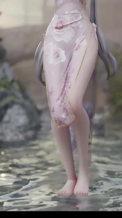 [MMD] ev dansı zayıf ses luo tianyi patlayıcı göğüsler müstehcen desenler siyah ipek | Klip 2