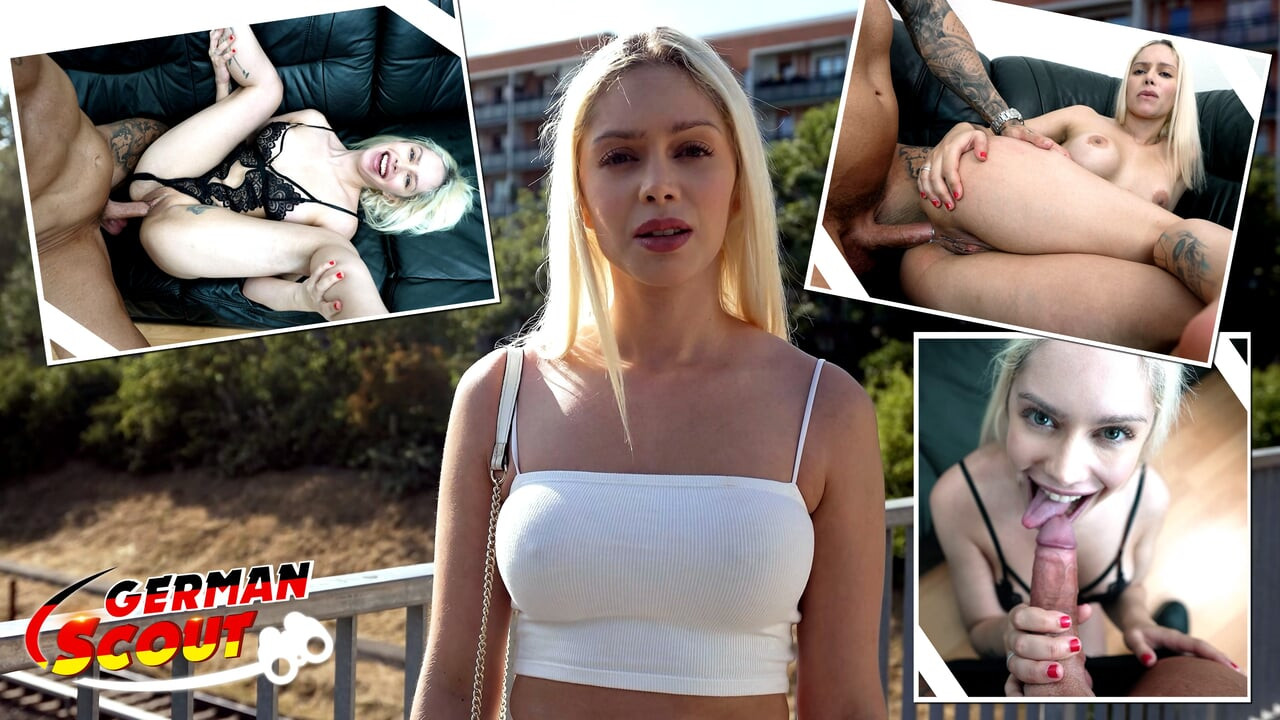Alman izci - büyük yaraklı ajan tarafından yuvarlak götlü Rus kız Aura Sin için sert anal oyuncu seçmeleri