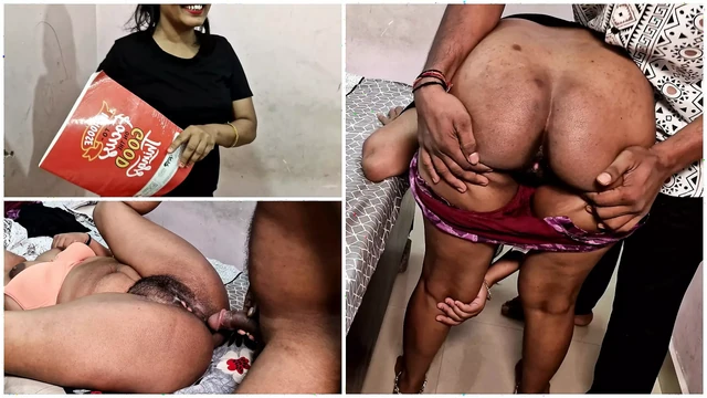 Учительница преподает урок для не завершения домашнего задания школьницы на хинди