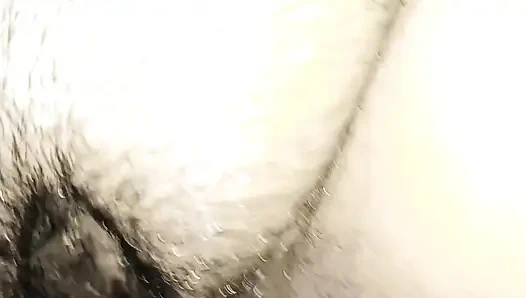 Fucked sister-in-law's juicy pussy all night and drained water on the pussy