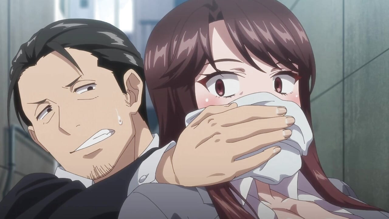 ''gizli şehvet'' patron ve sekreterinin kirli araba karşılaşması(hentai anime)