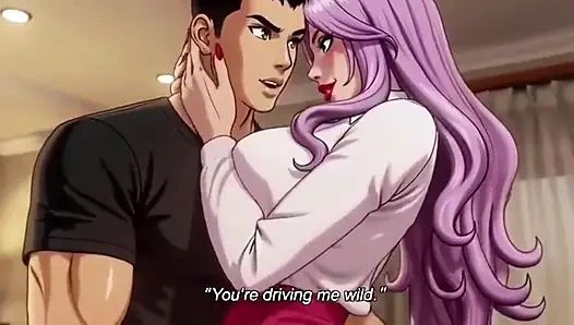 Azgın üvey anne evde kimse yokken üvey oğlu tarafından yakalanıyor