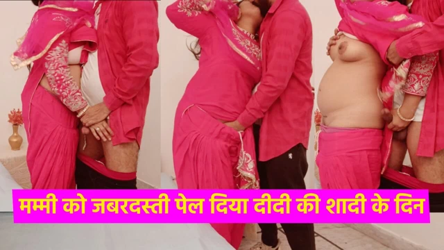 Üvey kız kardeşin evliliği Haldi Günü üvey annesinin tüm aile üyeleri dj üzerinde dans ederken sikiş gecesine dönüşüyor