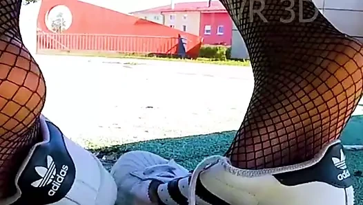 Tamamen terli ve kokulu adidas superstars ayakkabı oyunum, sti