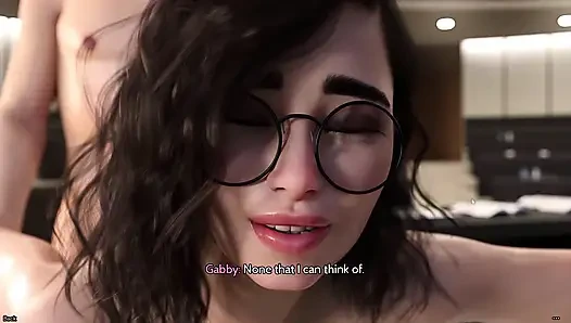 Ateşli orta yaşlı seksi kadın öğretmen aygırı yavaş masa seksine çekmek için boş bir üniversite sınıfı kullanıyor (3 boyutlu oyun)