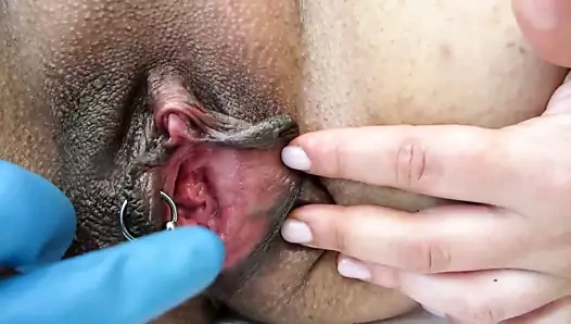 Esneme benim kedi kedi ve büyük klitor görmek