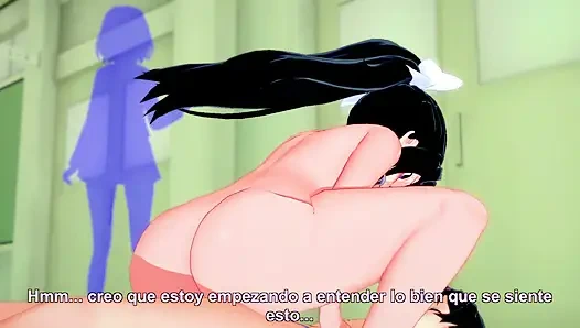 Çok ateşli kız öğrenci erkek arkadaşından tüm dölünü alıyor ve tatmin olana kadar durmuyor - hentai +18