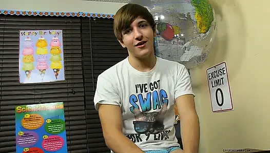 First Timer Colby on Set