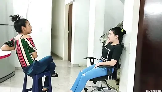 Martinez ailesiyle göğüs okşayan esaret eğlencesi!