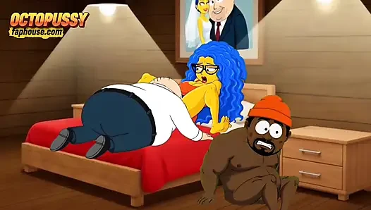 Sürtük evli kadın: sadece kapa çeneni ve zenci bir adamın karını memnun ettiğini izle! En iyi sahne aldatma