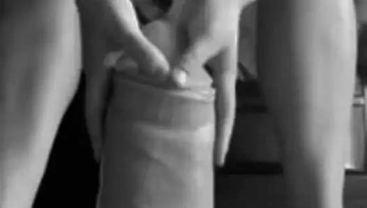 Siyah dildoya biniyor