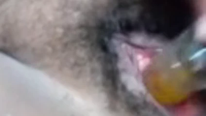 Teyze süper amcık ekle yağ şişesi benim için...