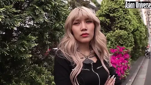 G-cup figürlü Idol seviyesi gyaru'da kapalı, gizli çevrimiçi şöhret şok edici bir özel inişi körükliyor