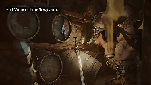 Sevimli elf ile ogre orc