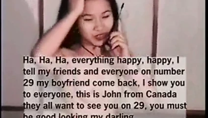 Tay yalanı - erkek arkadaşı onu aradığında ona yalan söyleyen kız