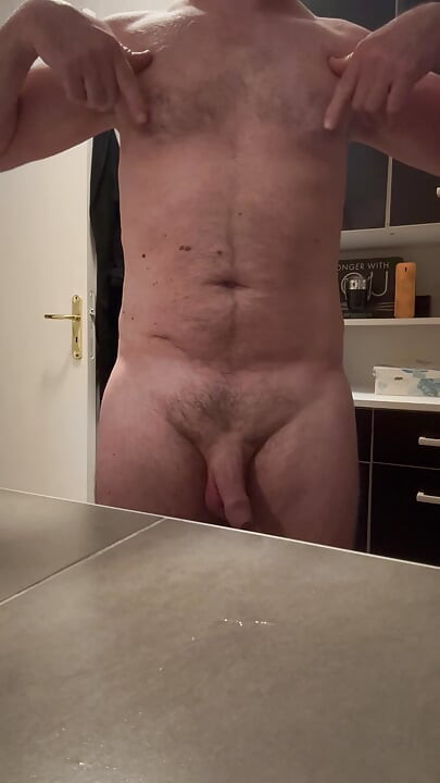 DADDY CUMS IN THE BATHROOM