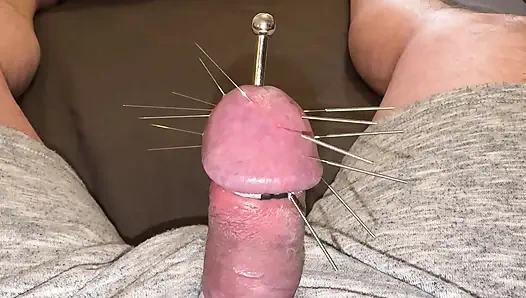 Yedi uzun iğne ve orgazm!