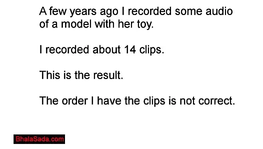 Oyuncağı olan bir bebek (yalnızca ses)