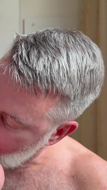 Captivating moment from "first time w Seattle Dad"