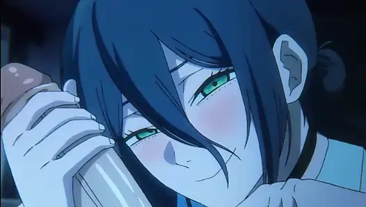 Hızlı oral seks, hızlı orgazm, hızlı yutma - Reze bir profesyoneldi