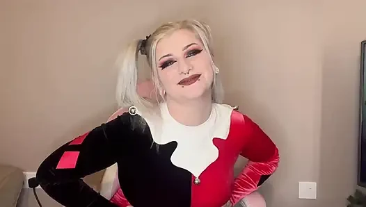 Geğirmemeye çalış Harley Quinn Cosplay