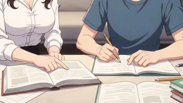 Stepmom's helping in Homework turn into intimation and fucking