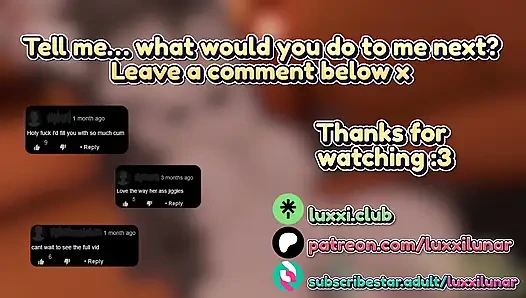 Bakış açısı azgın foxy furry kız sadece sarılmak istediğini söyledi... GFE Roleplay
