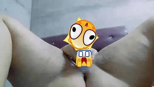 Dildo yok, beni sertçe boşaltmak için deodorant kullandım