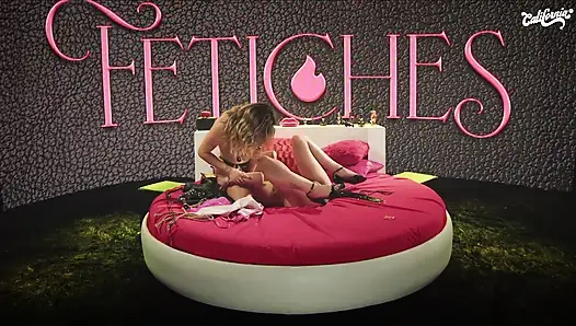 Lezbiyen fetişi ve bdsm gösterisi