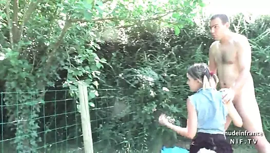 amatör genç Fransız sürtük berbat içinde 3way açık