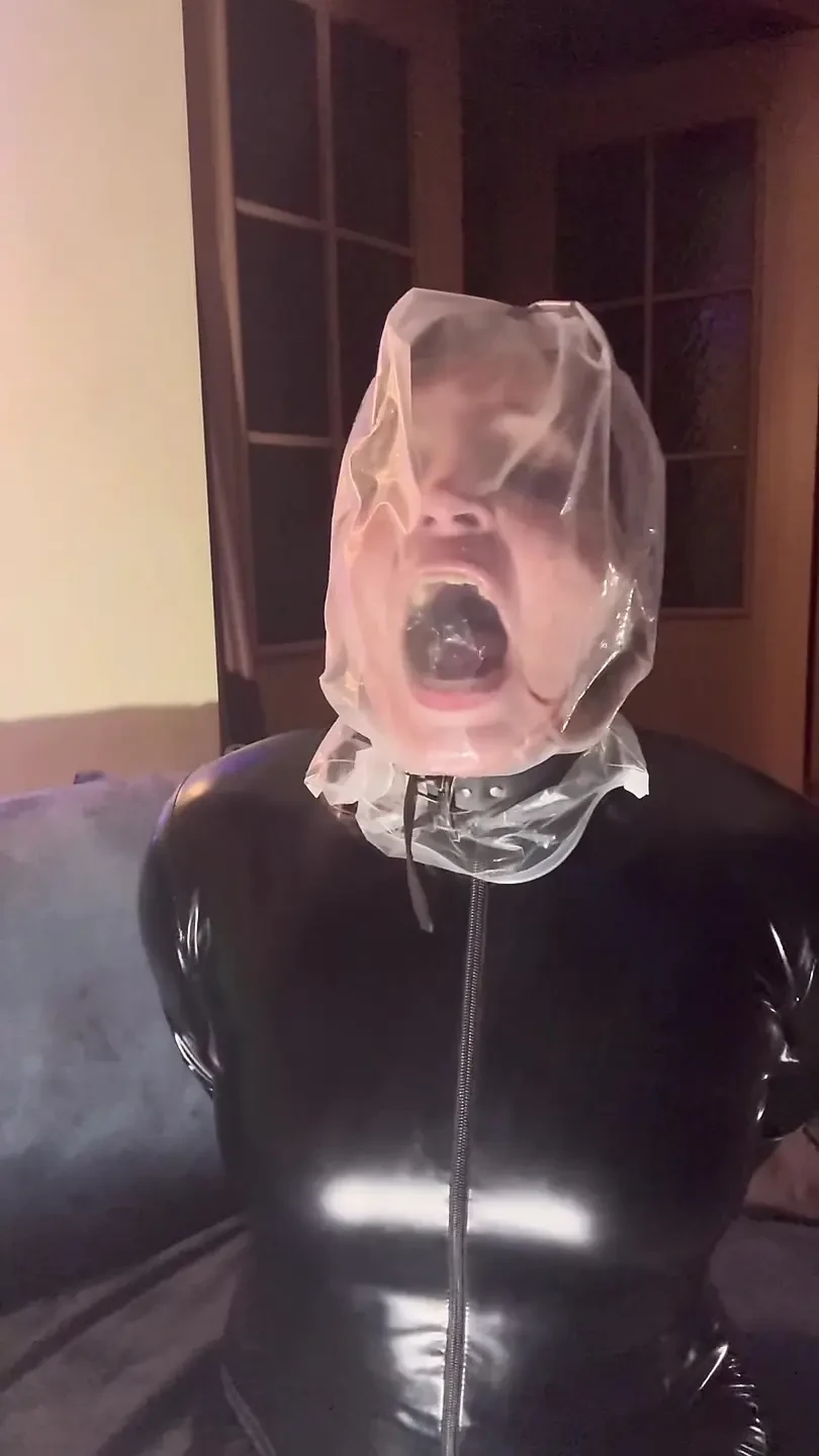 Tight Plastic Bag and Latex
