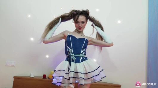 İlk cosplay porno videosunda ekstra minik Lilith liber