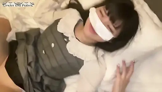 Cfnmheat ile eski bir hizmetçi?style güzellik, itaatkar ve şehvetli oyun içinde tamamen giyinmiş