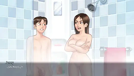 Kolajen üvey anneyle sevişiyor ve ona tüm sütünü veriyor - yaz mevsimi efsanesi