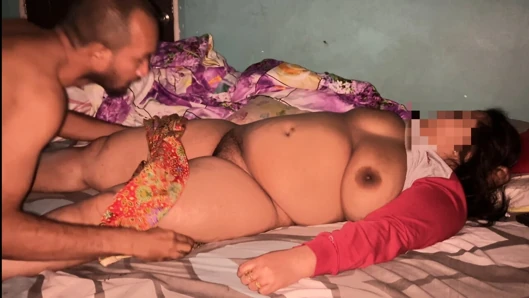 Asian Muslim husband and wife