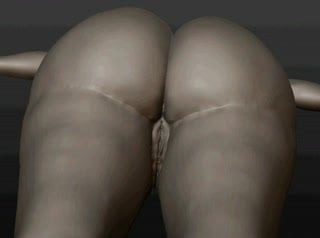 Büyük bir booty3d çizimi