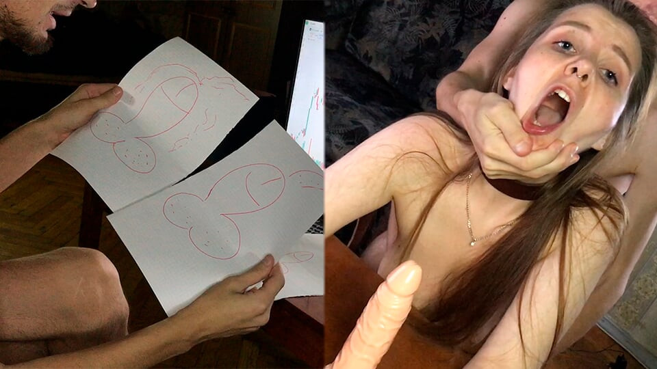 Seksi yeni orta yaşlı seksi sekreter kötü bir iş yaptı ve büyük bir yarakla cezalandırıldı, döl yutuyor - lovessie