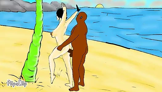 Karım plaj tatilinde sert sikişiyor büyük zenci yarağı çok güzel güneşli gün büyük götlü göğüsler güzel evli kadın