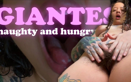 Giantess duş sonrası seni yakalıyor ve kıllı vücudunu gösteriyor