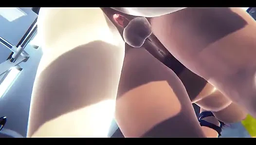 Lol kda hentai - evelynn futa ve kaisa jerkoff sikişiyor- Japon Asyalı manga anime oyunu porno