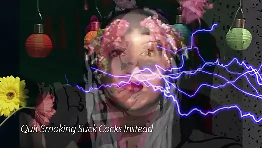 Sigarayı bırak onun yerine yarak emiyor