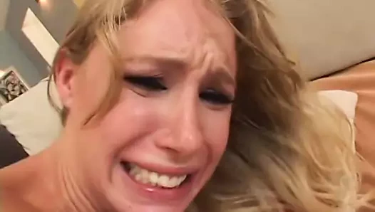 Azgın arap inliyor olarak onu sıkı delikler iki büyük kutuplar tarafından nüfuz