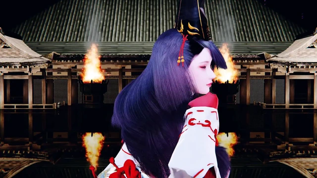 3 boyutlu seksi Asyalı kostümlü striptizci dansı