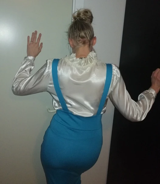 patron saten bluz sekreter boşalan