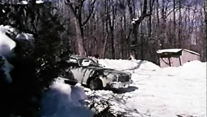 Ein mann steckt einen weg