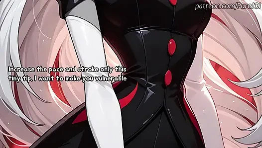 Carmilla Carmine caught her employee masturbating in the office (Dildo JOI)