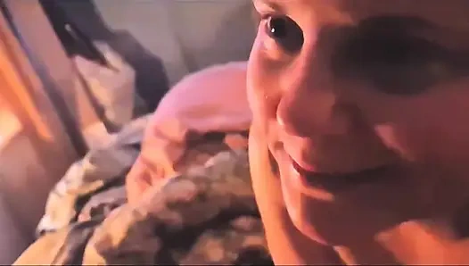 Ağzına boşalmış sakso