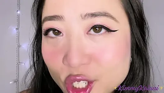 Yüzüme boşalmanı istiyorum -asmr 31 talimatı- kimmy kalani