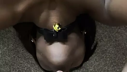 amf ırklararası - siyah kız derin boğaz için koreli adam yalvarır