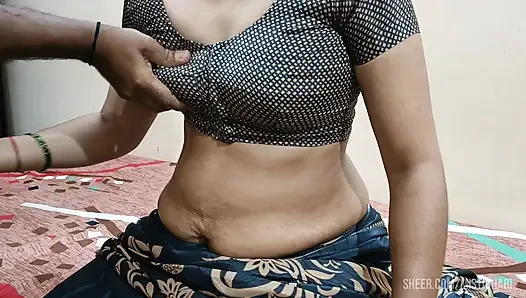 Mistibhabi sert chudai sari pehenkar